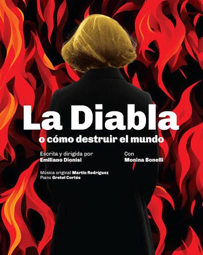 Afiche de La Diabla o cómo destruir el mundo