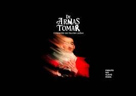 Afiche de De Armas Tomar. Combates de teatro leído