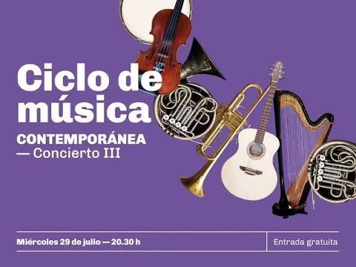 Afiche de Concierto Música Contemporánea II