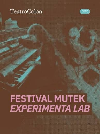 Afiche de Festival MUTEK - Experimenta LAB