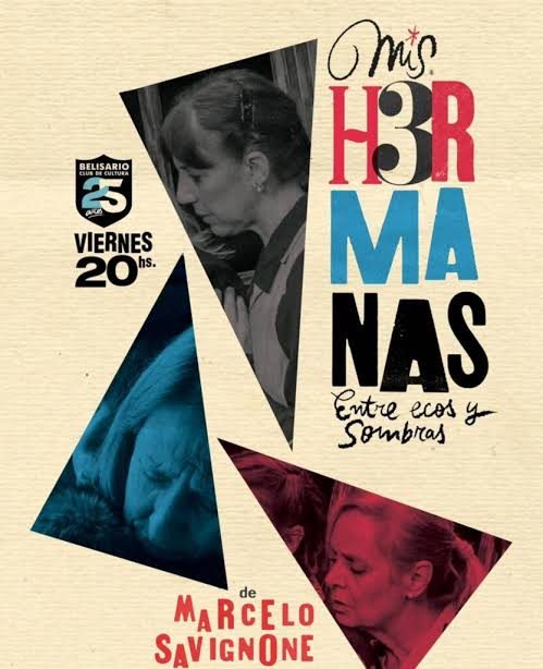 Afiche de Mis tres hermanas. Entre ecos y sombras