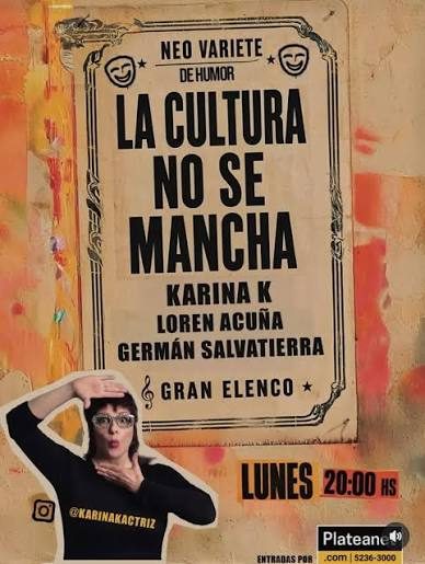 Afiche de La cultura no se mancha