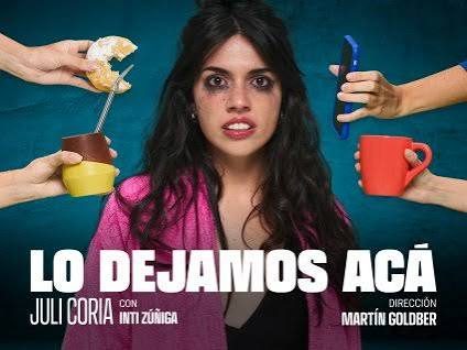 Afiche de Juli coria - lo dejamos aca