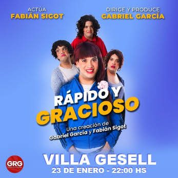 Afiche de RAPIDO Y GRACIOSO