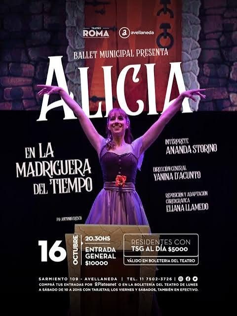 Afiche de Alicia, en la madriguera del tiempo