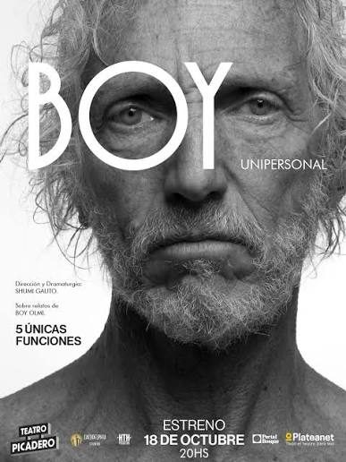 Afiche de Boy Olmi - unipersonal