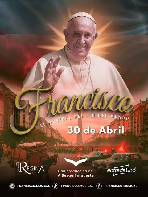 Afiche de Francisco, el musical del fin del mundo