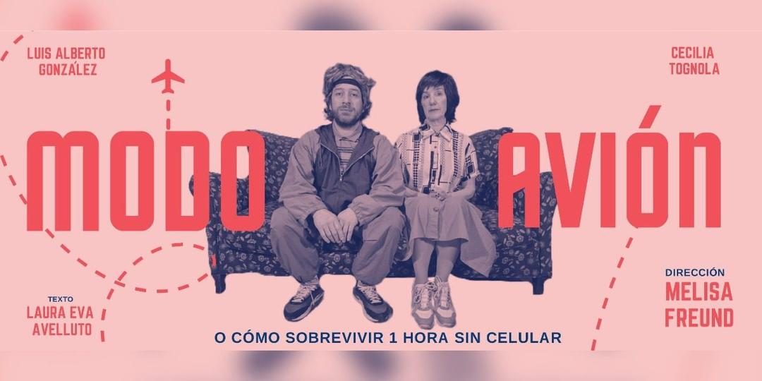 Afiche de Modo avión o cómo sobrevivir una hora sin celular