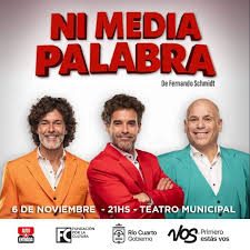 Afiche de NI MEDIA PALABRA