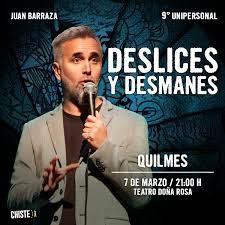 Afiche de DESLICES Y DESMANES - JUAN BARRAZA