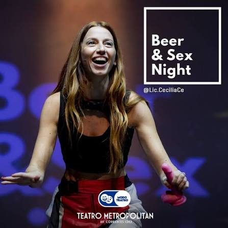 Afiche de Lic. cecilia ce en beer and sex night