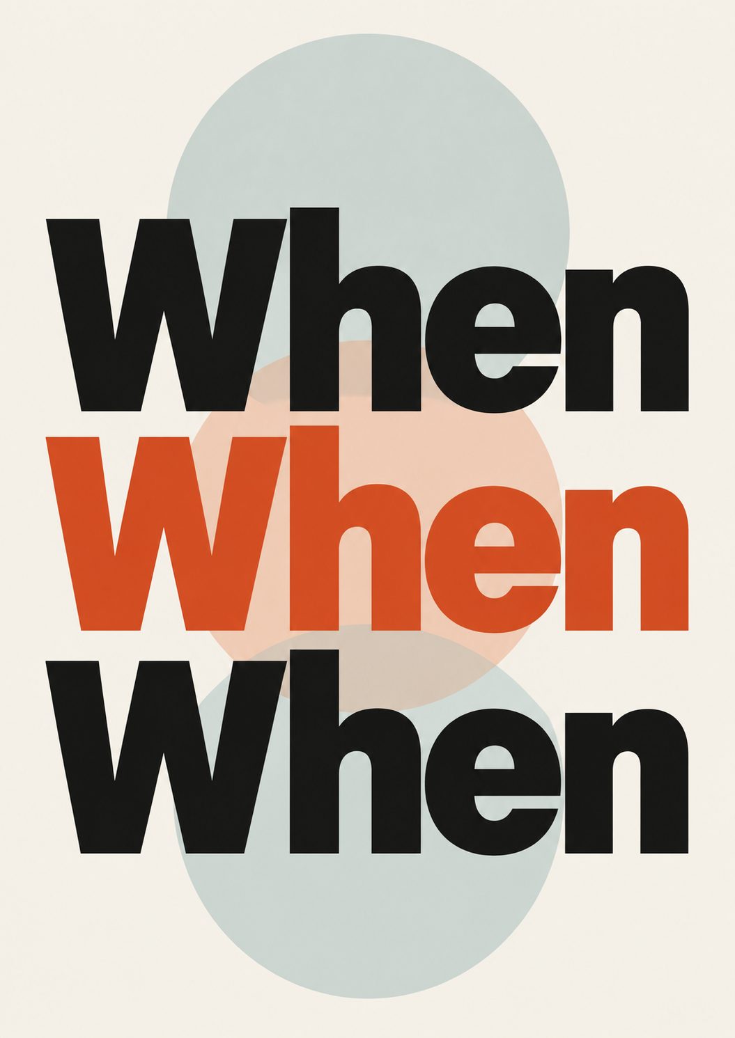 Afiche de When when when