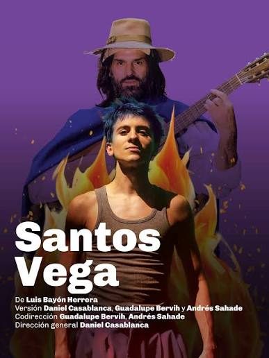 Afiche de Santos Vega